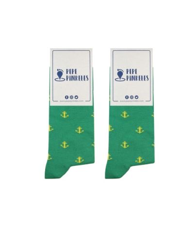 Calcetines Ancla Verde Talla 36/40