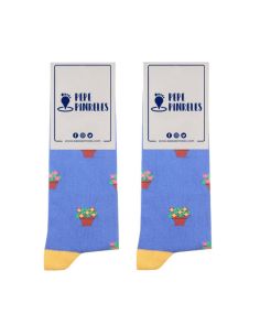 Calcetines Patios Azul Talla 41/46