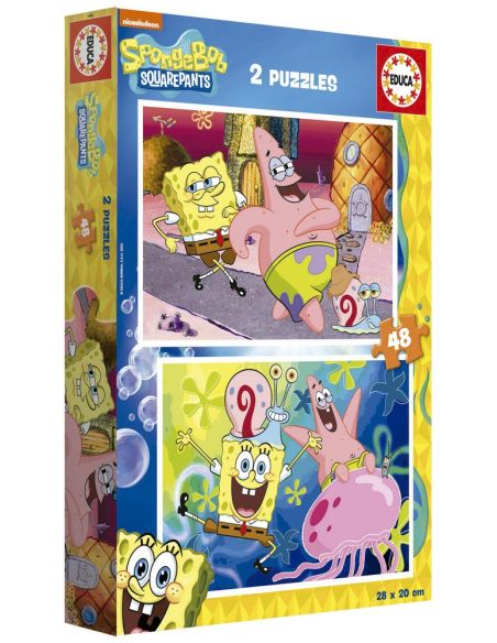 Bob Esponja * Puzzle 2X48|Libreriasalesiana