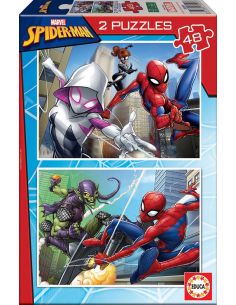 Spider-Man Puzzle 2X48 Piezas