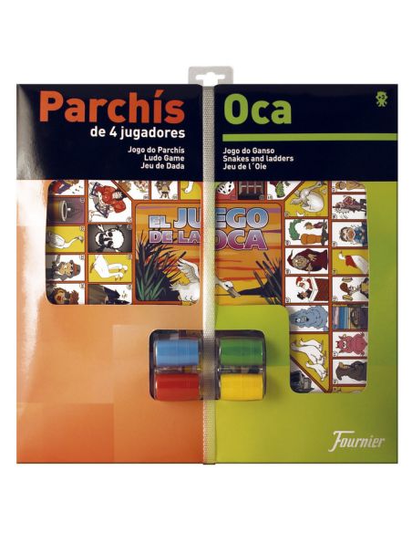 Tablero Grande Parchis 4/Oca Con Accesorios|Libreriasalesiana