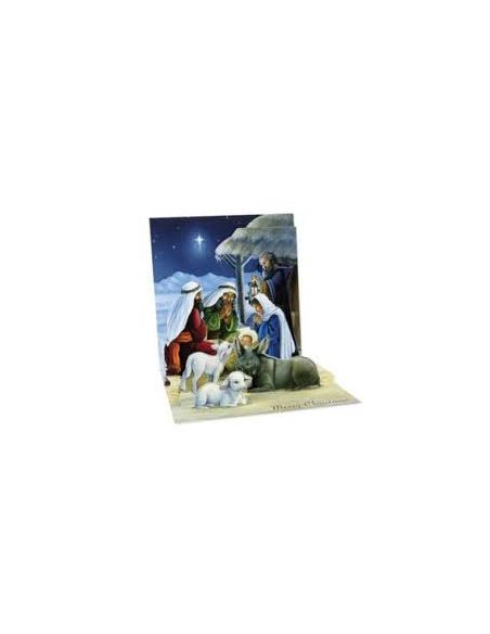 Pop-Up Greeting Holy Night Card 5"