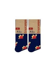 Calcetines Cruzcampo Gambrinus Azul Marino Talla 36/40