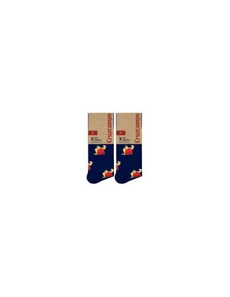 Calcetines Cruzcampo Gambrinus Azul Marino Talla 36/40