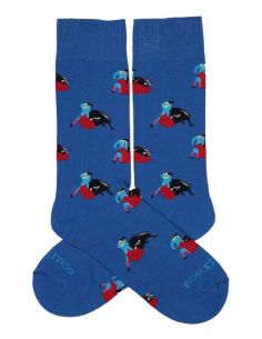 Calcetines Torero Azul Talla 36/40