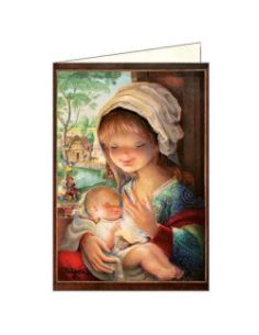 Christma Virgen Lago +Sobre (12X17Cm) Ferrandiz