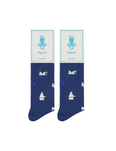 Calcetines Niño Nazarenos Varios Azul Marino Talla 26/30
