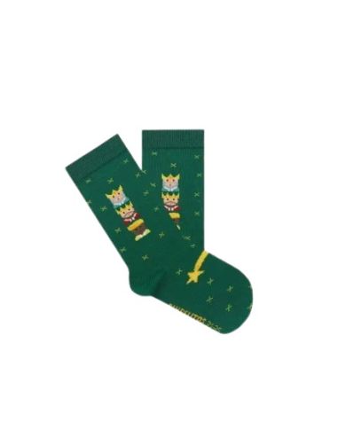 Calcetines Niños Reyes Magos Verde Talla 21/25