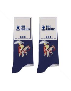 Calcetines Caballo Triana Azul Marino Talla 41/46