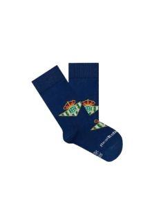 Calcetines Niños Escudos Betis Azul Marino Talla 26/30