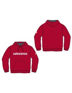 Sudadera Capucha Granate Salesianos Lugo Talla XXl