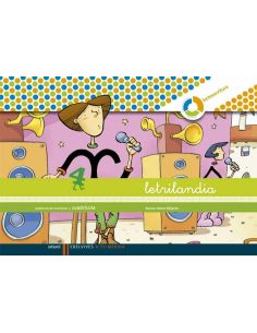 Letrilandia. Cuaderno cuadrícula 4 Espiral