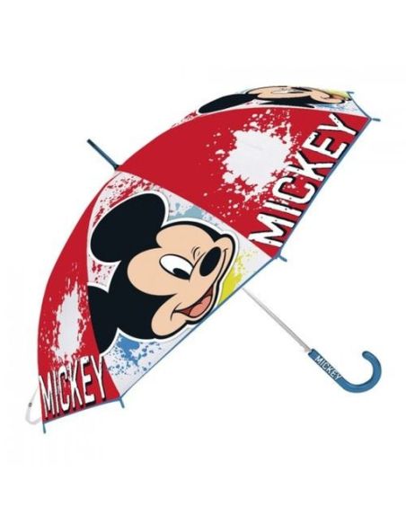 Paraguas Manual 46 Cm Azul Mickey Mouse "Happy Smiles"