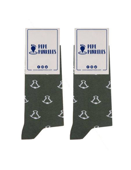 Calcetines Rocío Verde Talla 41/46