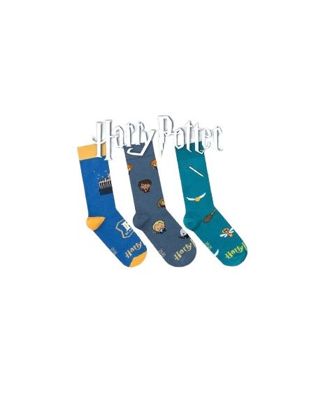 Pack Calcetines Harry Potter Niños Talla 21/25