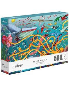 Puzle Mideer Artist Bajo El Oceano 500 Piezas