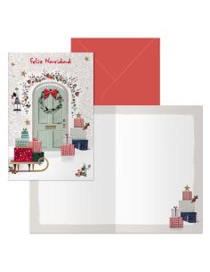 Tarjeta Dohe Navidad Tamaño 11,5X17Cm Modelo Welcome