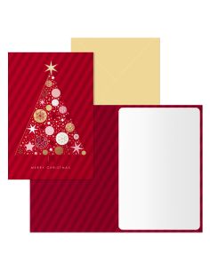 Tarjeta Dohe Navidad Tamaño 11,5X17Cm Modelo Abeto