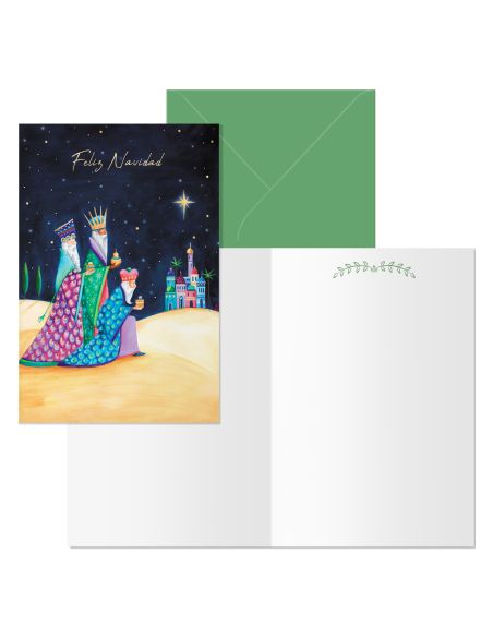 Tarjeta Dohe Navidad Tamaño 11,5X17Cm Modelo Magos