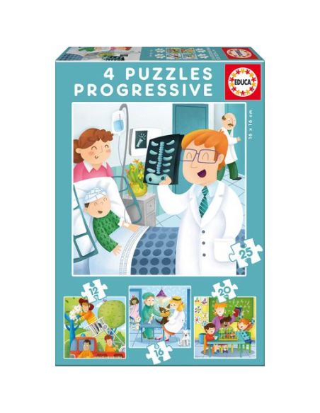Puzzle Progresivo 12-16-20-25 De Mayor Quiero Ser