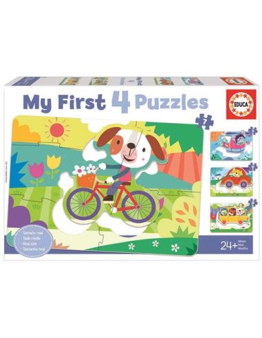 Puzzle Educa Progresivo Vehículos My First Puzzles