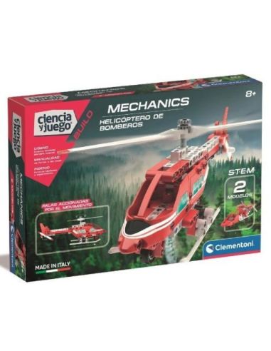 Juego Construcción Mechanics Helicóptero De Bomberos
