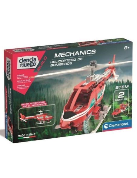 Juego Construcción Mechanics Helicóptero De Bomberos