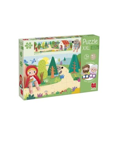 Puzzle Goula Jumbo Xxl Caperucita Roja 30 Piezas