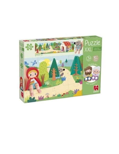 Puzzle Goula Jumbo Xxl Caperucita Roja 30 Piezas