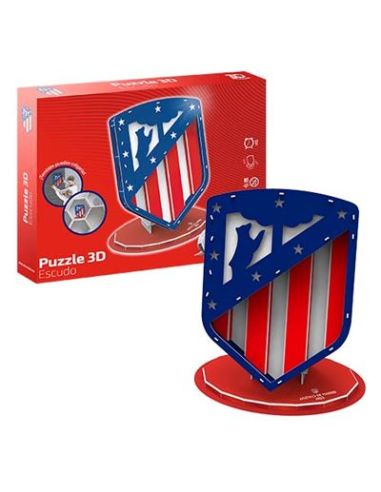 Juego De Mesa Puzzle 3D Escudo Atlético De Madrid