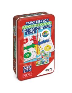 Juego De Mesa Parchís Oca Travel Caja De Metal Fsc. 100% Cayro