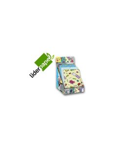 Carpeta Liderpapel Gomas Tres Solapas Forrada Folio Fantasia 2019 Forrada Expositor De 14 Unidades