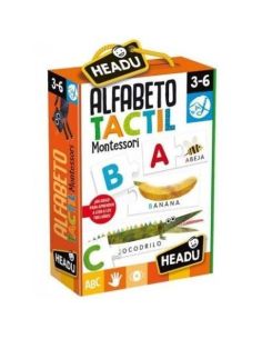 Juego Didactico Headu Alfabeto Tactil Montessori