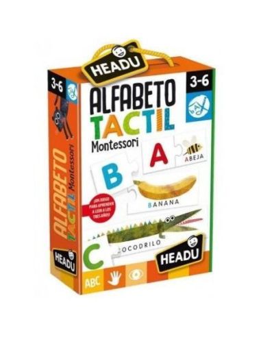 Juego Didactico Headu Alfabeto Tactil Montessori