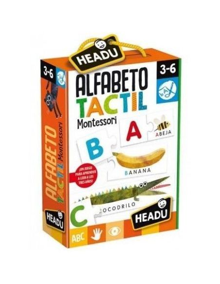 Juego Didactico Headu Alfabeto Tactil Montessori