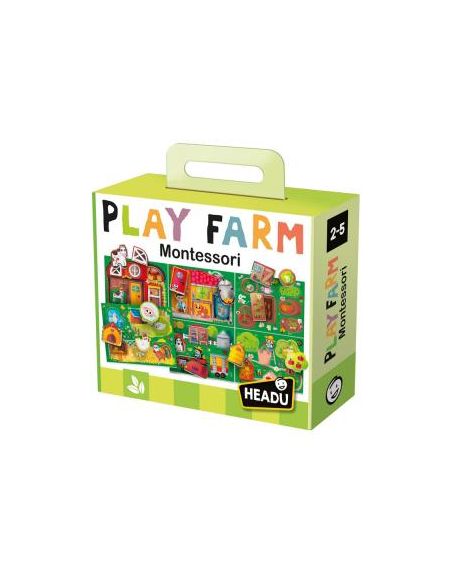 Juego Didactico Headu Baby Play Farm Montessori