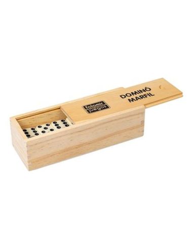 Domino Falomir Marfil En Caja De Madera