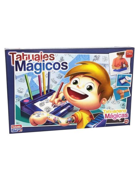 Juego De Mesa Falomir Tatuajes Magicos Infantil