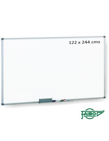 Pizarra Blanca Faibo Estratificada 122 X 244 Marco De Aluminio