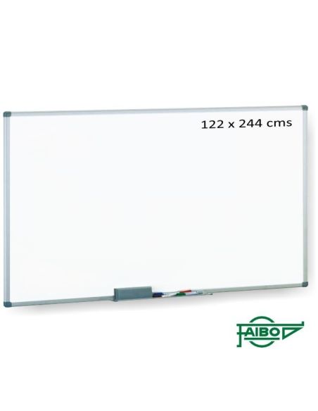 Pizarra Blanca Faibo Estratificada 122 X 244 Marco De Aluminio