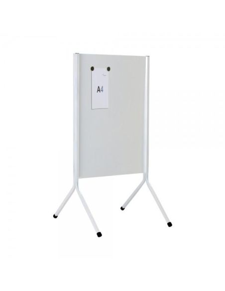 Panel Informativo Rocada Metalico Imantado Doble Cara Apta Para Rotulador 620X520X1090 Mm