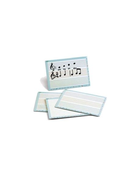 Pizarra Blanca Faibo Doble Uso Pentagramas Y Blanca 21X30 Cms|Libreriasalesiana