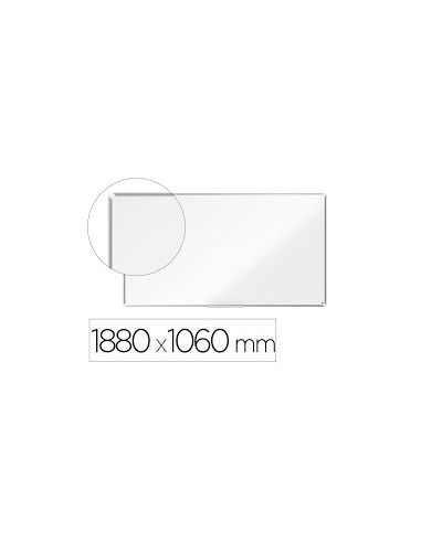 Pizarra Blanca Nobo Premium Plus Acero Vitrificado Formato Panoramico 85\" Magnetica 1880X1060 Mm