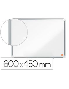 Pizarra Blanca Nobo Premium Plus Acero Vitrificado Magnetica 600X450 Mm