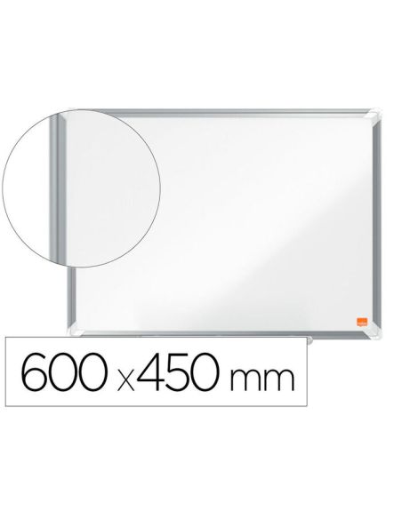 Pizarra Blanca Nobo Premium Plus Acero Vitrificado Magnetica 600X450 Mm