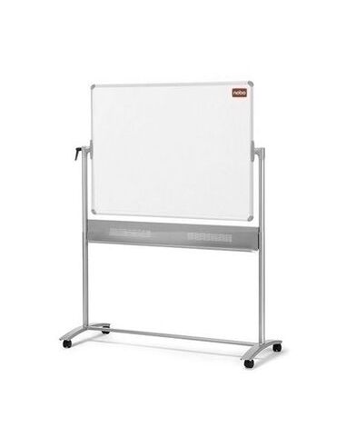 Pizarra Blanco Nobo Classic Nano Clean Doble Cara Movil Acero Magnetico 1500X1200 Mm