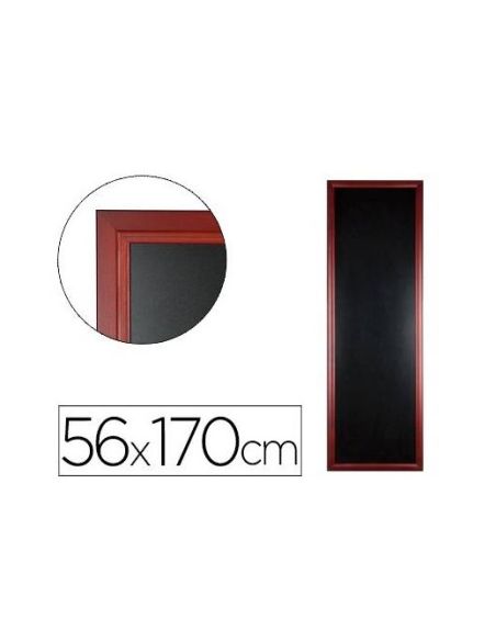 Pizarra Negra Liderpapel Mural De Madera Con Superficie Para Rotuladores Tipo Tiza 56X170Cm|Libreriasalesiana