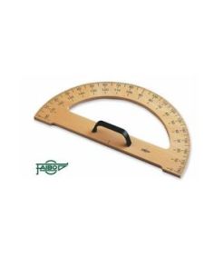 Semicirculo Madera Pizarra 38 Cm