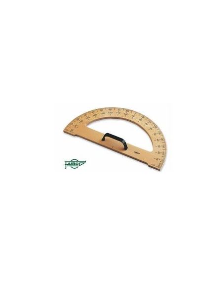 Semicirculo Madera Pizarra 38 Cm