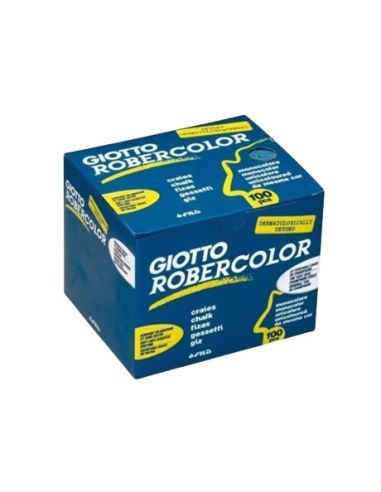 Caja 100 Tizas Robercolor Azules